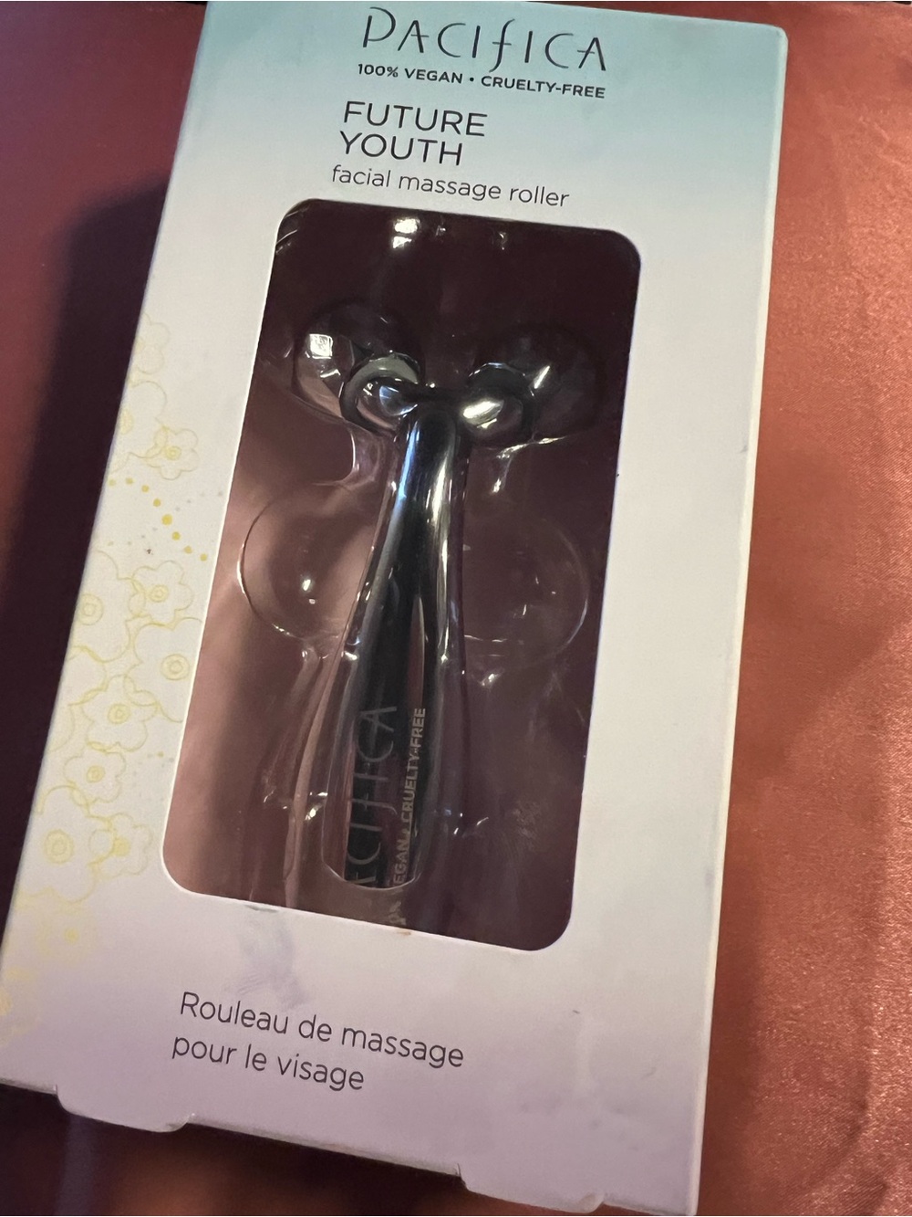 Pacifica Future Youth Facial Massage Roller - Metallic Silver